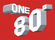 Company logo for 'One 80 Degrees'. Medium: Digital. By Craig Mackay.