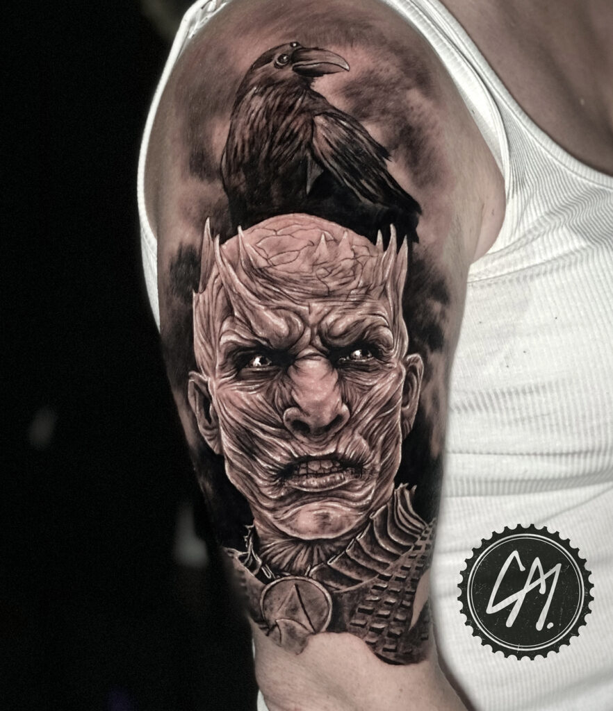 Part of a Game of Thrones sleeve. Tattoos by Craig Mackay.