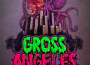 Logo for 'Gross Angeles' podcast. Medium: Pen and Ink on paper and digital. By Craig Mackay.