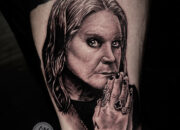 Ozzy Osbourne. Tattoos by Craig Mackay.